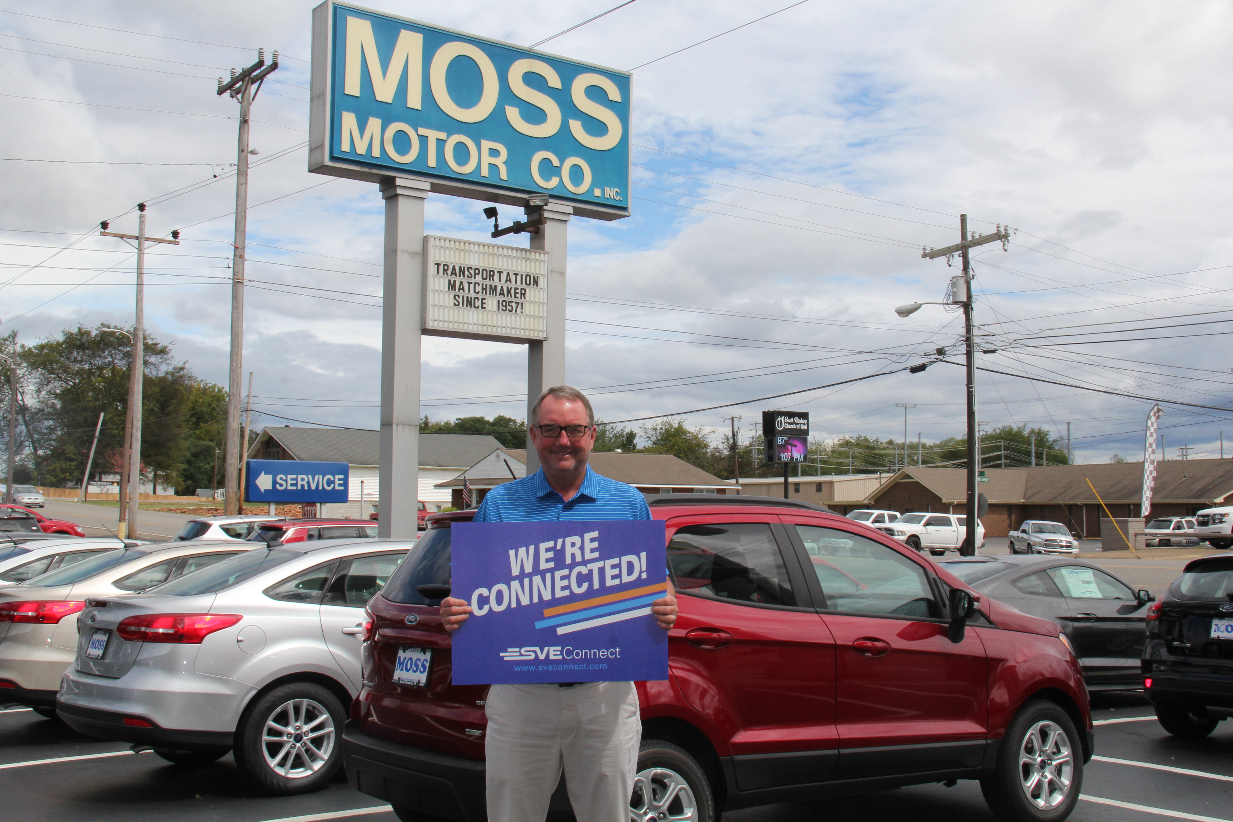 Steve Moss with Moss Motor in South Pittsburg is Connected